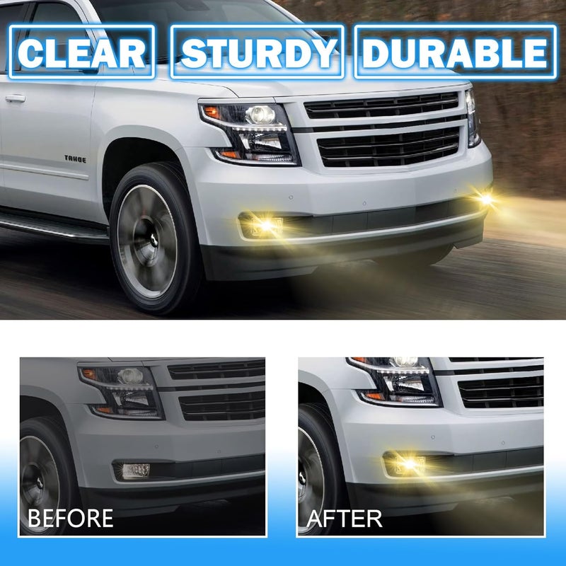 BOXLIGHT Fog Lights Assembly Compatible With 2015-2020 Chevy Suburban/Tahoe 2015-2020 GMC Yukon/Yukon XL Front Bumper Driving Fog Lamp - Image 5